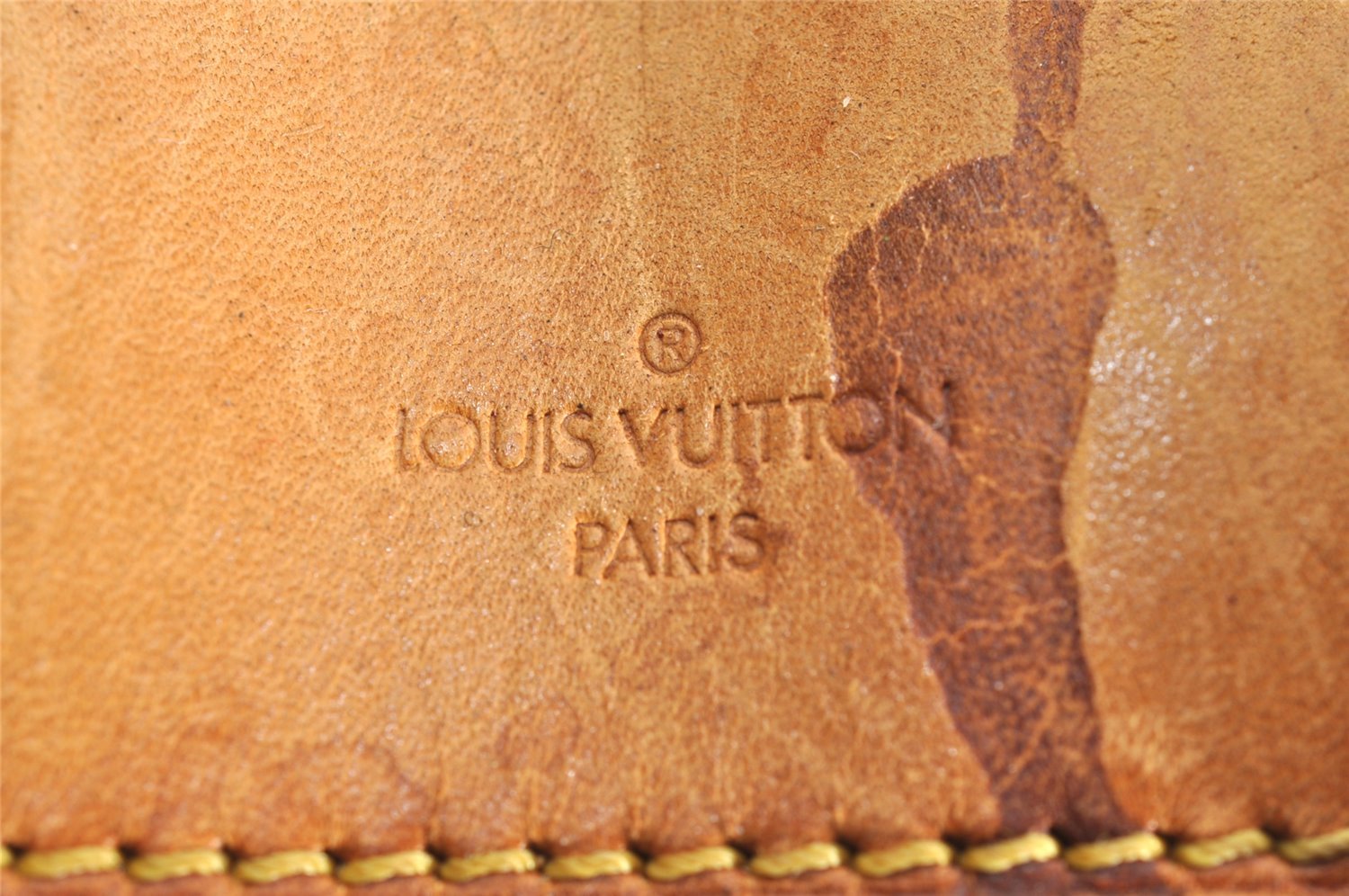Authentic Louis Vuitton Monogram Deauville Hand Bag M47270 LV 4011J