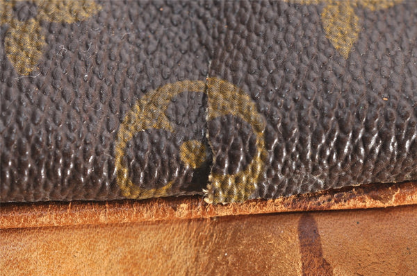 Authentic Louis Vuitton Monogram Deauville Hand Bag M47270 LV 4011J