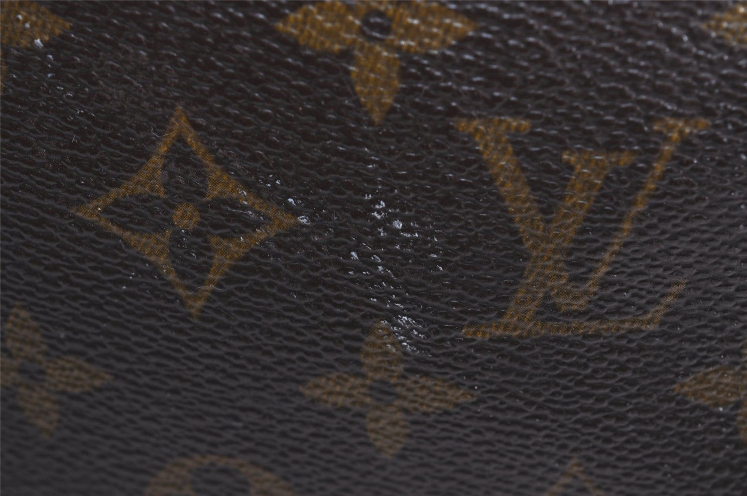 Authentic Louis Vuitton Monogram Deauville Hand Bag M47270 LV 4011J