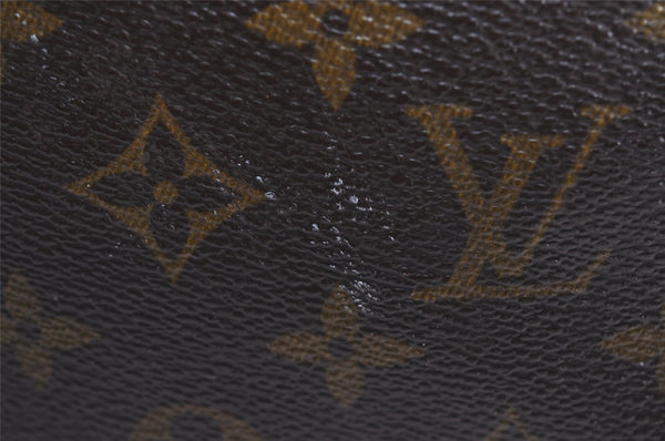 Authentic Louis Vuitton Monogram Deauville Hand Bag M47270 LV 4011J