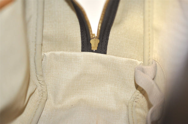 Authentic Louis Vuitton Monogram Deauville Hand Bag M47270 LV 4011J