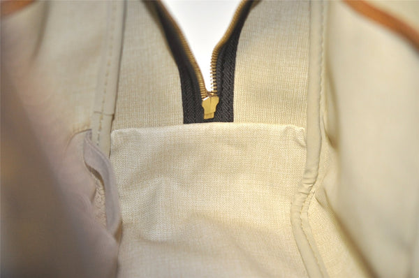 Authentic Louis Vuitton Monogram Deauville Hand Bag M47270 LV 4011J