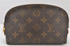Authentic Louis Vuitton Monogram Pochette Cosmetic Pouch M47515 LV 4012K