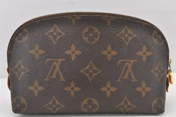 Authentic Louis Vuitton Monogram Pochette Cosmetic Pouch M47515 LV 4012K