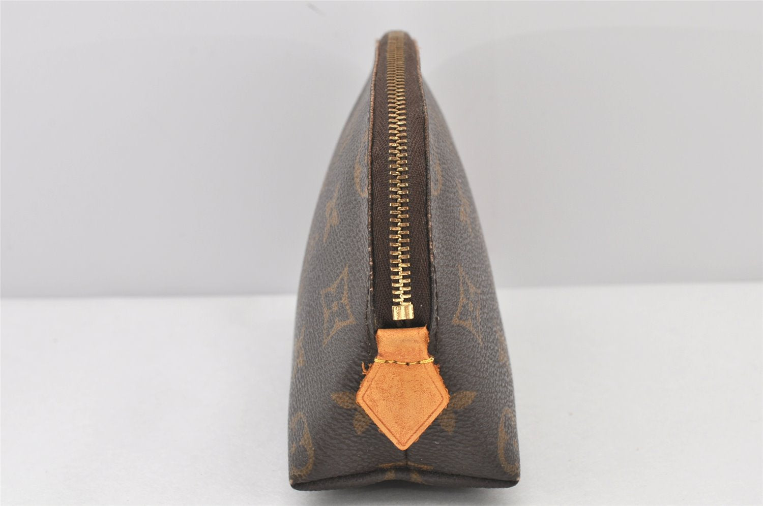 Authentic Louis Vuitton Monogram Pochette Cosmetic Pouch M47515 LV 4012K