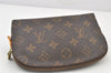 Authentic Louis Vuitton Monogram Pochette Cosmetic Pouch M47515 LV 4012K