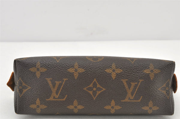 Authentic Louis Vuitton Monogram Pochette Cosmetic Pouch M47515 LV 4012K