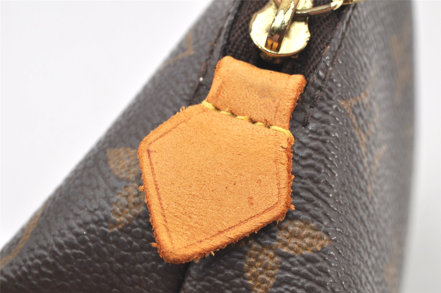 Authentic Louis Vuitton Monogram Pochette Cosmetic Pouch M47515 LV 4012K