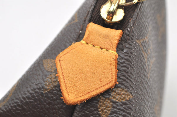 Authentic Louis Vuitton Monogram Pochette Cosmetic Pouch M47515 LV 4012K
