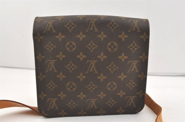 Authentic Louis Vuitton Monogram Cartouchiere MM M51253 Shoulder Cross Bag 4013J