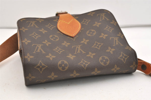 Authentic Louis Vuitton Monogram Cartouchiere MM M51253 Shoulder Cross Bag 4013J
