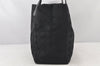 Authentic CHANEL New Travel Line Tote Bag Nylon Leather Black Junk 4013K