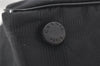 Authentic CHANEL New Travel Line Tote Bag Nylon Leather Black Junk 4013K