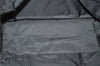 Authentic CHANEL New Travel Line Tote Bag Nylon Leather Black Junk 4013K