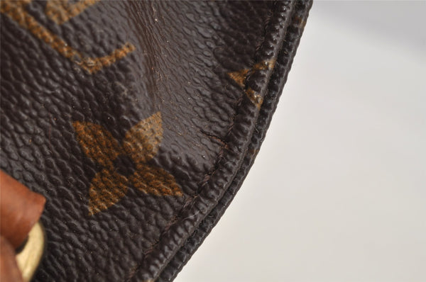 Authentic Louis Vuitton Monogram Cartouchiere MM M51253 Shoulder Bag Junk 4015I