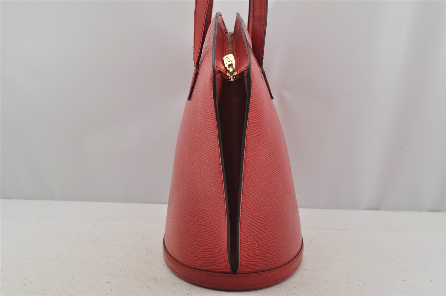 Auth Louis Vuitton Epi Saint Jacques Shopping Shoulder Bag Red M52267 LV 4015J