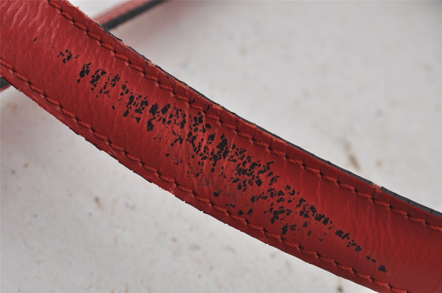 Auth Louis Vuitton Epi Saint Jacques Shopping Shoulder Bag Red M52267 LV 4015J