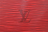 Auth Louis Vuitton Epi Saint Jacques Shopping Shoulder Bag Red M52267 LV 4015J