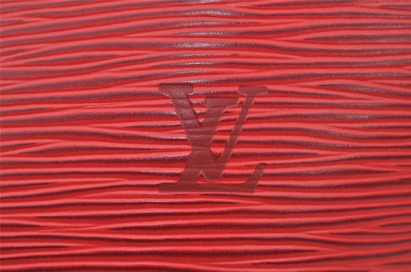 Auth Louis Vuitton Epi Saint Jacques Shopping Shoulder Bag Red M52267 LV 4015J