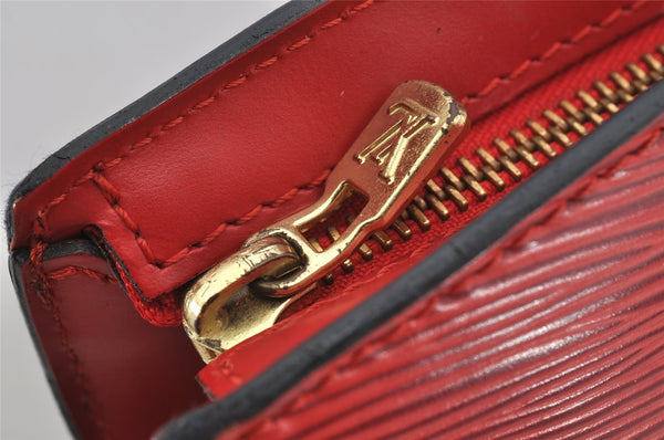 Auth Louis Vuitton Epi Saint Jacques Shopping Shoulder Bag Red M52267 LV 4015J