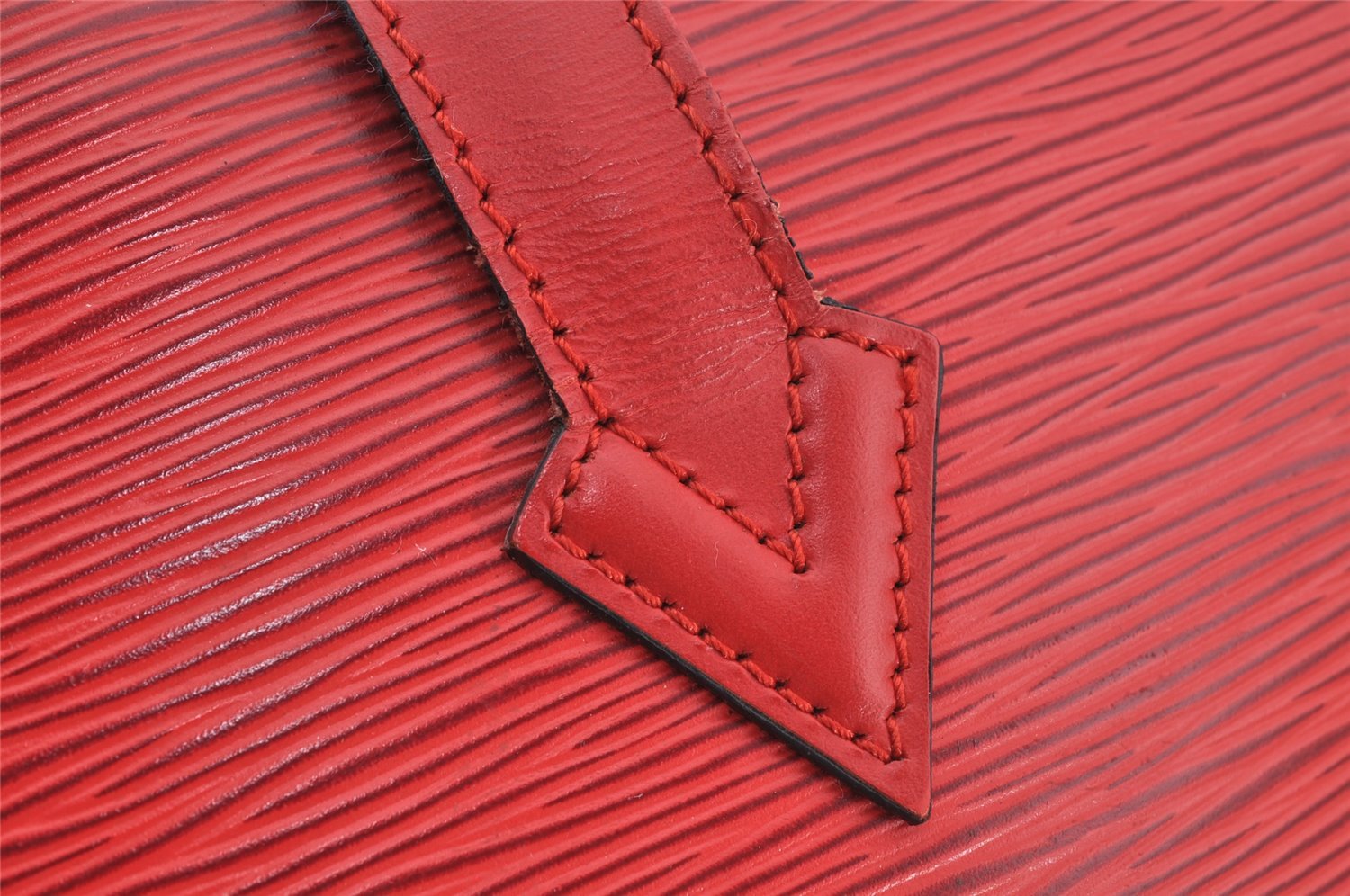 Auth Louis Vuitton Epi Saint Jacques Shopping Shoulder Bag Red M52267 LV 4015J