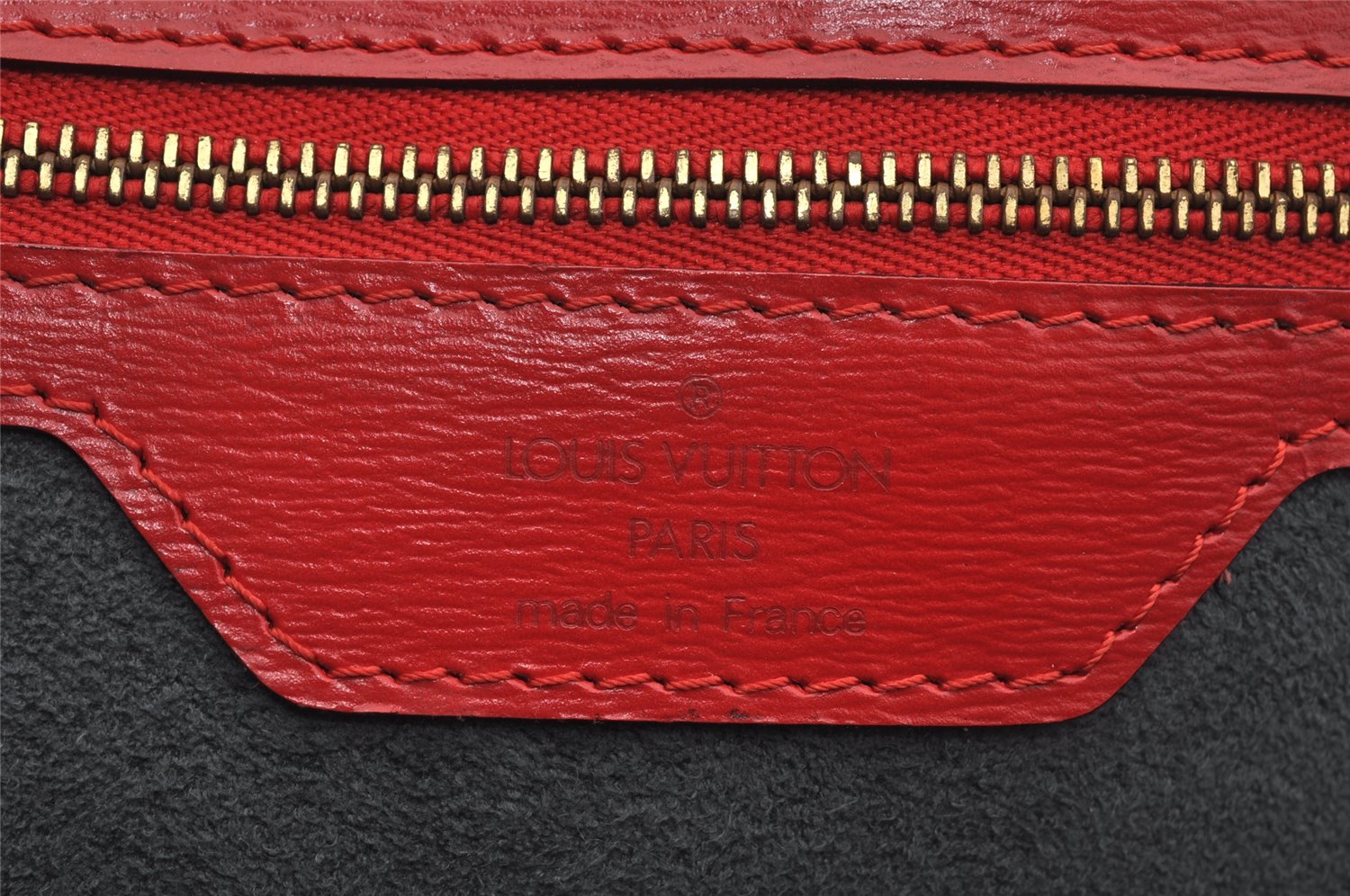 Auth Louis Vuitton Epi Saint Jacques Shopping Shoulder Bag Red M52267 LV 4015J