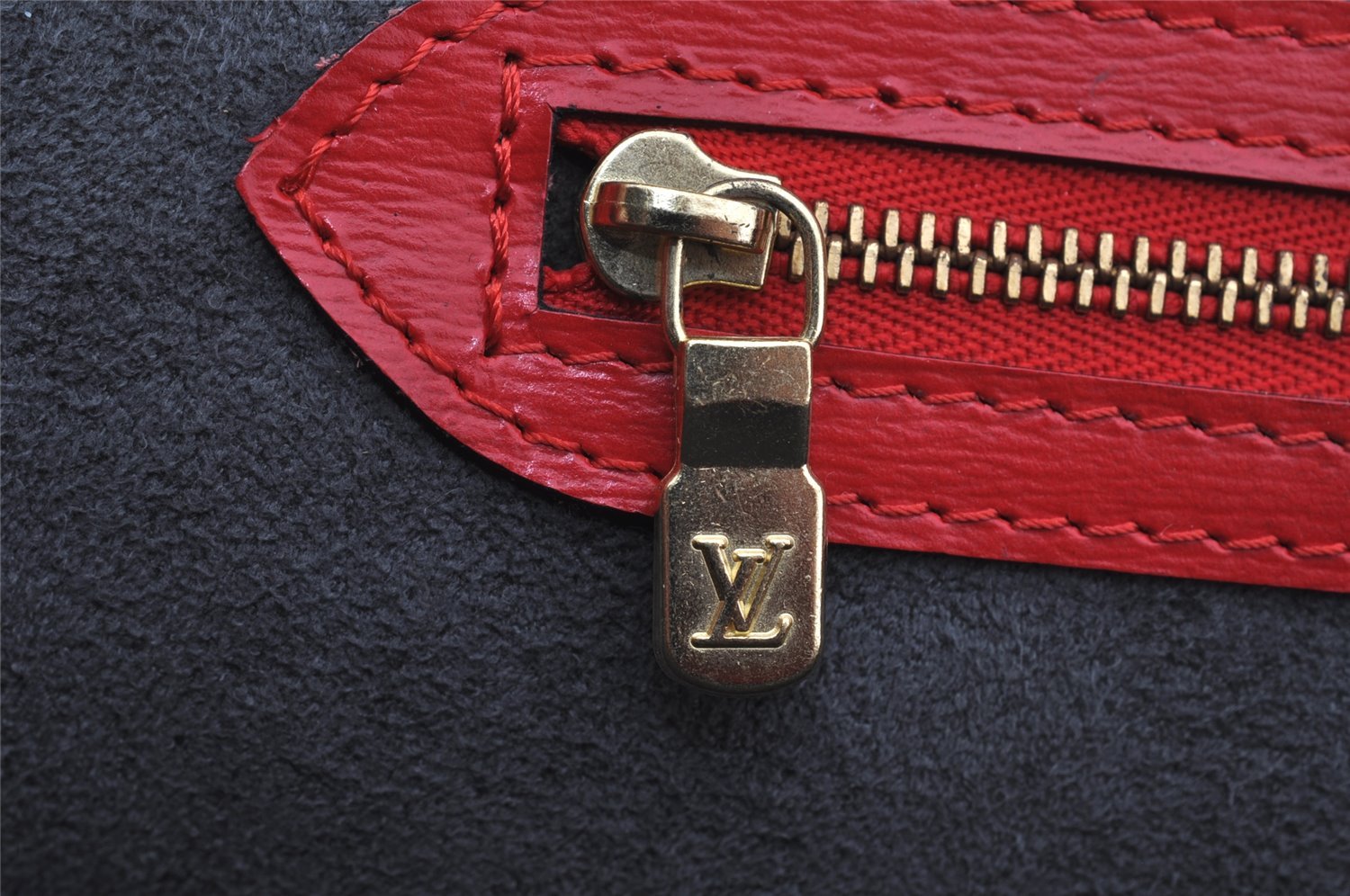 Auth Louis Vuitton Epi Saint Jacques Shopping Shoulder Bag Red M52267 LV 4015J