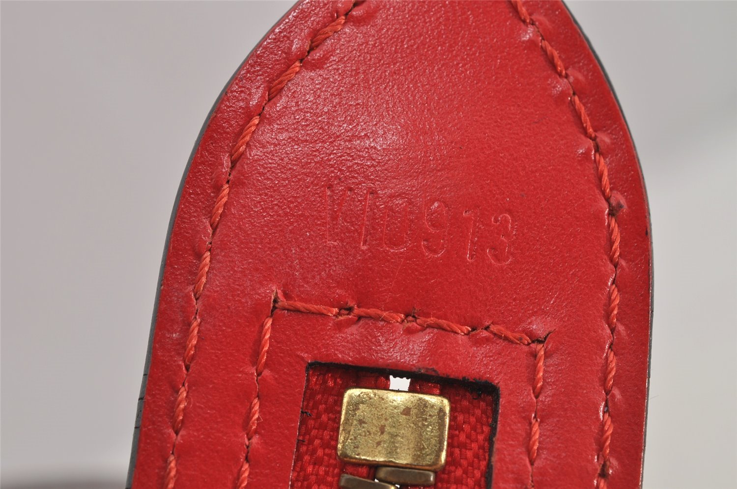 Auth Louis Vuitton Epi Saint Jacques Shopping Shoulder Bag Red M52267 LV 4015J