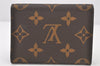 Auth Louis Vuitton Monogram Enveloppe Carte de Visite Card Case M63801 LV 4015K