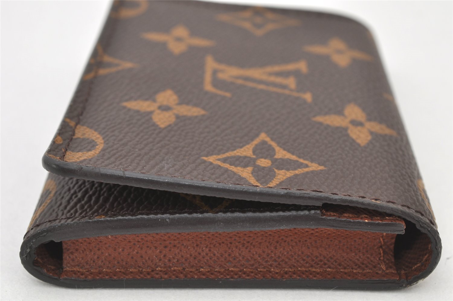 Auth Louis Vuitton Monogram Enveloppe Carte de Visite Card Case M63801 LV 4015K