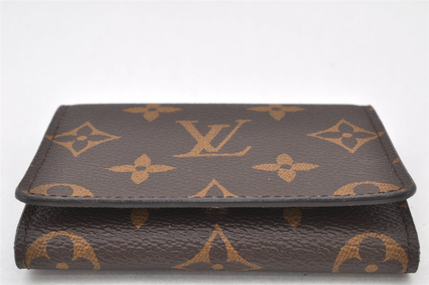 Auth Louis Vuitton Monogram Enveloppe Carte de Visite Card Case M63801 LV 4015K