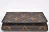 Auth Louis Vuitton Monogram Enveloppe Carte de Visite Card Case M63801 LV 4015K