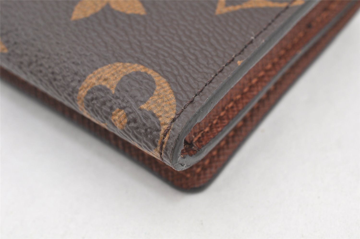 Auth Louis Vuitton Monogram Enveloppe Carte de Visite Card Case M63801 LV 4015K