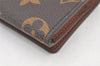 Auth Louis Vuitton Monogram Enveloppe Carte de Visite Card Case M63801 LV 4015K