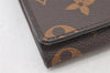 Auth Louis Vuitton Monogram Enveloppe Carte de Visite Card Case M63801 LV 4015K