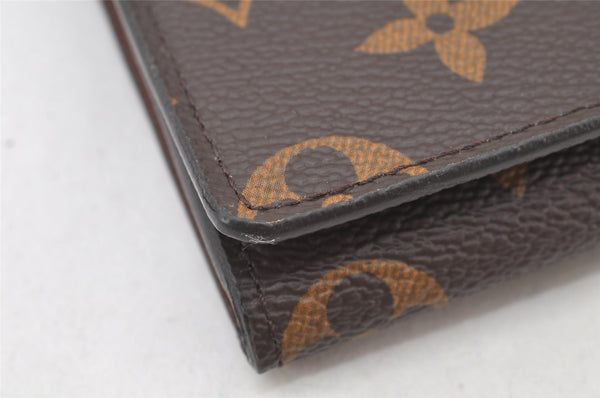 Auth Louis Vuitton Monogram Enveloppe Carte de Visite Card Case M63801 LV 4015K