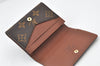 Auth Louis Vuitton Monogram Enveloppe Carte de Visite Card Case M63801 LV 4015K