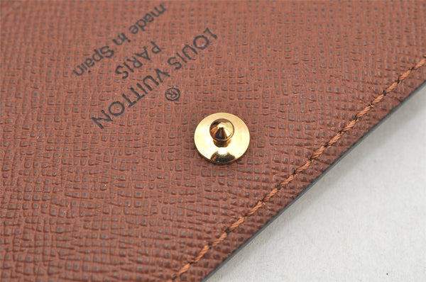 Auth Louis Vuitton Monogram Enveloppe Carte de Visite Card Case M63801 LV 4015K