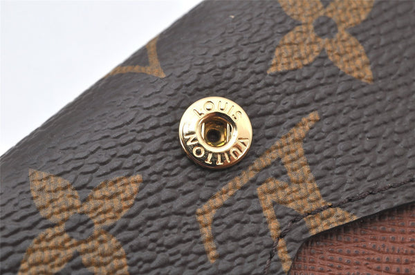 Auth Louis Vuitton Monogram Enveloppe Carte de Visite Card Case M63801 LV 4015K