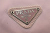 Authentic PRADA Vintage Nylon Tessuto Enamel Shoulder Cross Body Bag Pink 4016K