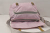 Authentic PRADA Vintage Nylon Tessuto Enamel Shoulder Cross Body Bag Pink 4016K