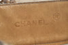 Authentic CHANEL Lamb Skin Matelasse Chain Shoulder Tote Bag Beige CC 4017J