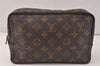 Auth Louis Vuitton Monogram Trousse Toilette 23 Clutch Bag M47524 LV Junk 4017K