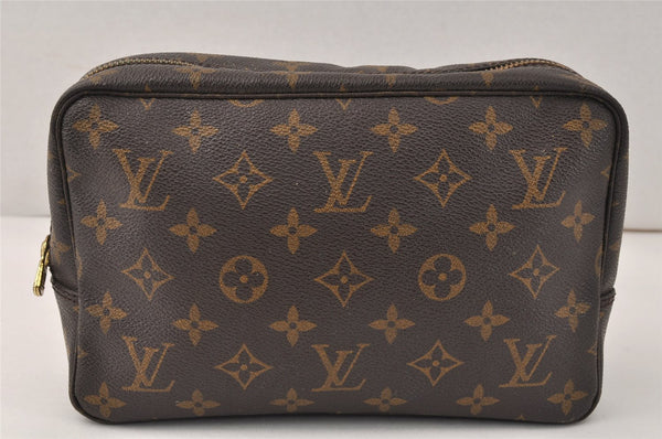 Auth Louis Vuitton Monogram Trousse Toilette 23 Clutch Bag M47524 LV Junk 4017K