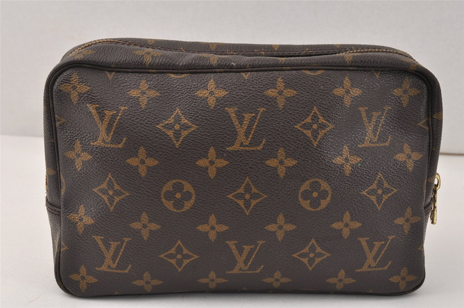 Auth Louis Vuitton Monogram Trousse Toilette 23 Clutch Bag M47524 LV Junk 4017K