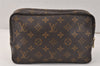 Auth Louis Vuitton Monogram Trousse Toilette 23 Clutch Bag M47524 LV Junk 4017K