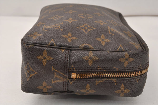 Auth Louis Vuitton Monogram Trousse Toilette 23 Clutch Bag M47524 LV Junk 4017K