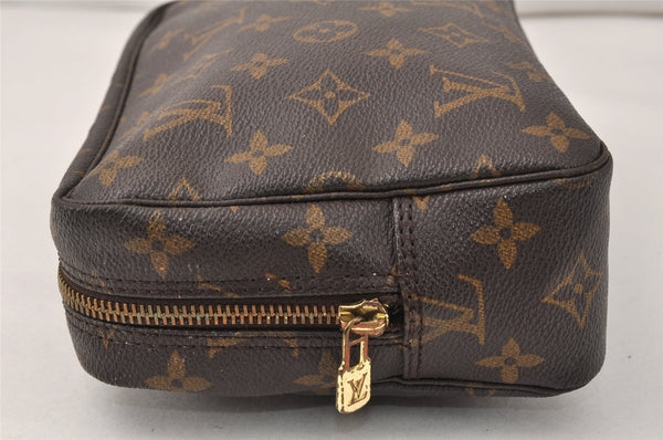 Auth Louis Vuitton Monogram Trousse Toilette 23 Clutch Bag M47524 LV Junk 4017K