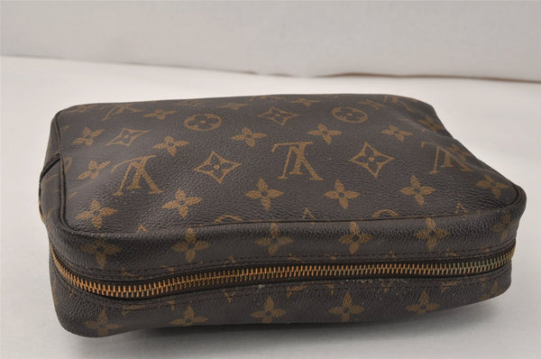 Auth Louis Vuitton Monogram Trousse Toilette 23 Clutch Bag M47524 LV Junk 4017K