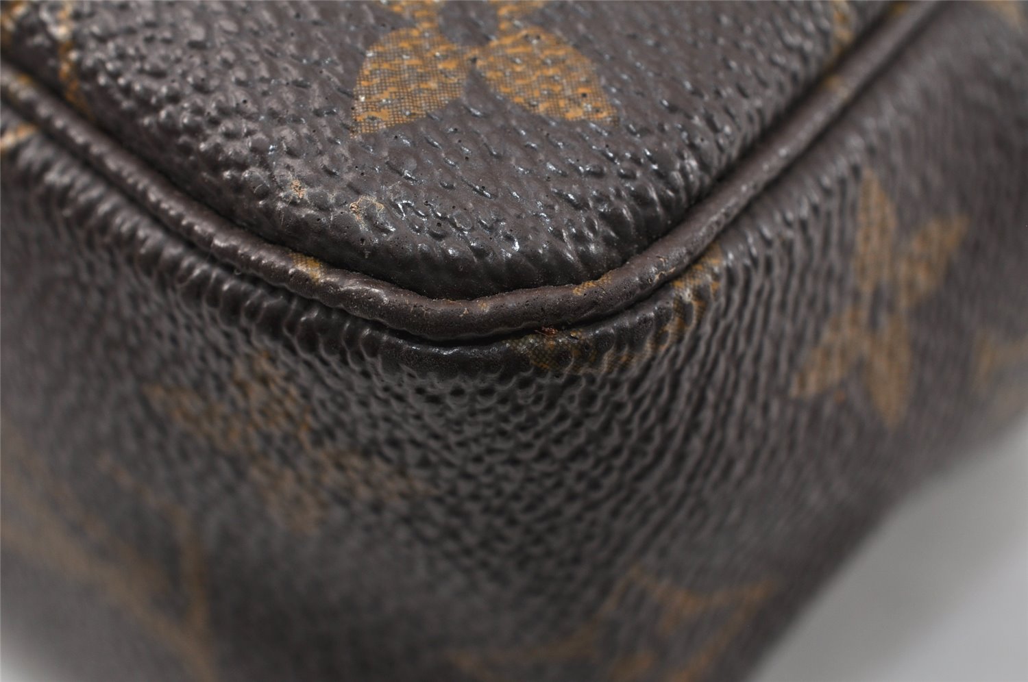 Auth Louis Vuitton Monogram Trousse Toilette 23 Clutch Bag M47524 LV Junk 4017K